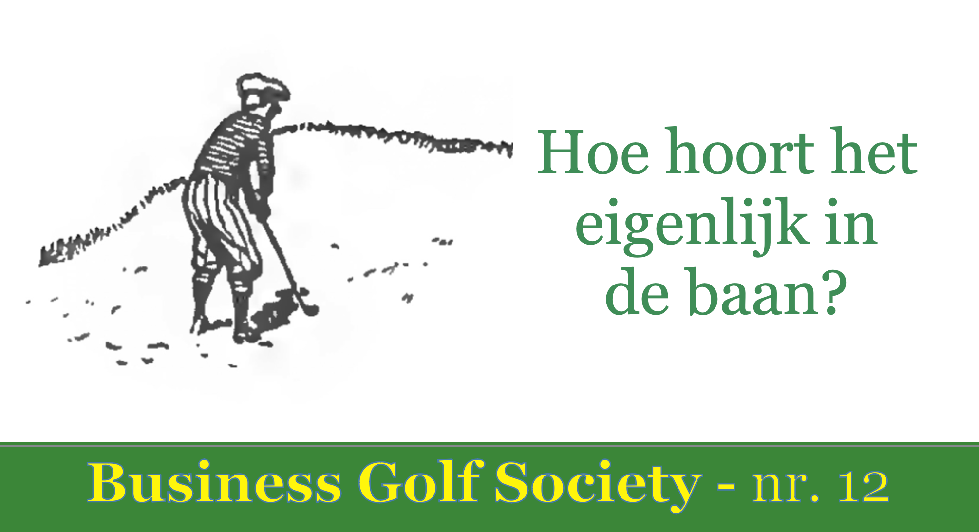 Golfetiquette op de fairway