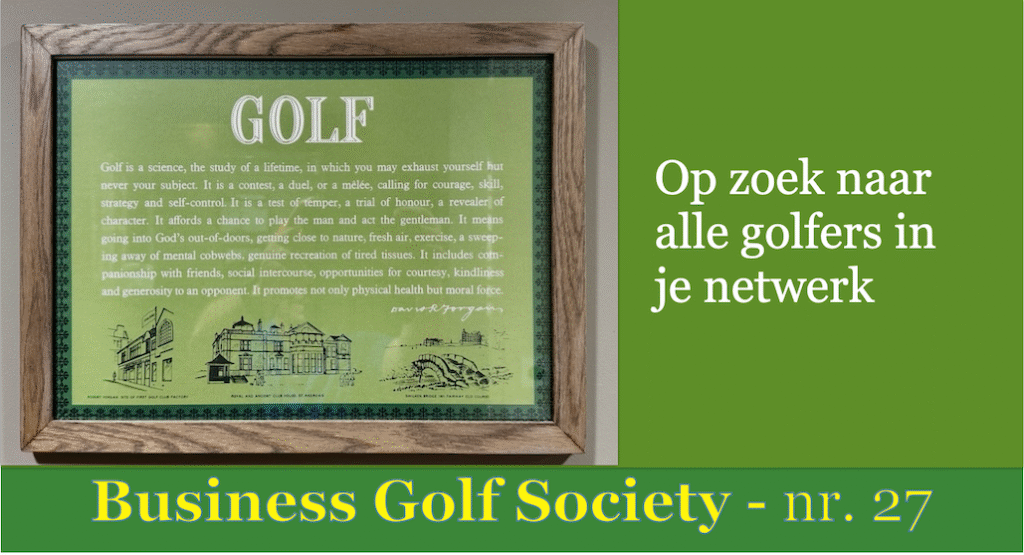 Op zoek naar alle golfers in je netwerk